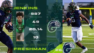 Joshua Jenkins Ave Maria Class Of 2025 Freshman Receiver  Record Breaking Highlights 2021 [upl. by Chafee]