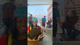 My Experience  The High Roller Zipline Las Vegas [upl. by Shanon]