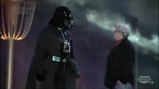 Darth Vader Wins Ultimate Villain at the 2011 Spike TV Scream Awards [upl. by Jonina]