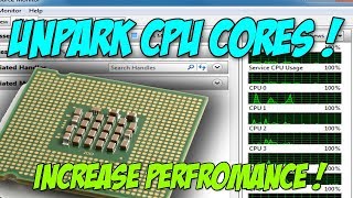 How to Unpark CPU Cores on Windows 10 pro [upl. by Rosecan]