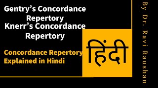 Concordance repertroy homeopathy in Hindi by Dr Ravi Raushan [upl. by Malchy]