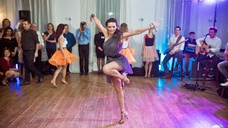 Łukasz Stojko feat UpperField  Hello Live from Studio Tańca Anna Kowalska 2017 with salsa show [upl. by Wincer495]