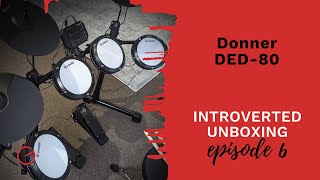 Unboxing and installing the Donner DED80 electronic drum kit [upl. by Eyatnod518]