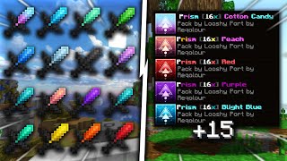 Prism RECOLORS 16x Refraction 250K by Looshy  MCPE PVP TEXTURE PACK [upl. by Enid]