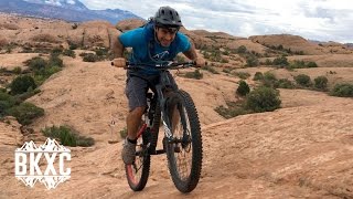 Mountain Biking Slickrock in Moab Utah [upl. by Aeresed217]