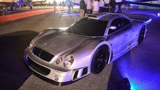 Mercedes CLK GTR  Monterey Carweek 2015 [upl. by Ojillib]