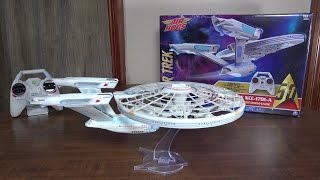 Air Hogs  Star Trek USS Enterprise NCC1701A  Review and Flight [upl. by Oirretna]