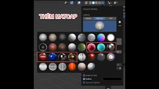 Cách thêm Matcap vào Blender 331  How to add matcap to blender 331 [upl. by Atineg]