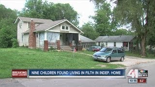 Three adults charged after nine children found living in filth and covered with bug bites [upl. by Oribella]