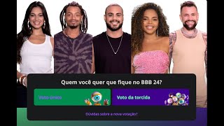 💥BBB 24 4ª Eliminação AO VIVO Nizam Pitel Raquele  e prova do líder Big Brother Brasil 2024 [upl. by Candless774]