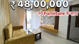 नये furniture के साथ flat sale करना है  navi mumbai  arahant real estate vlog UL sector 17 [upl. by Milburn816]