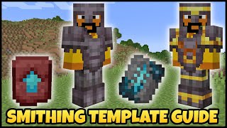 Minecraft SMITHING TEMPLATE Guide [upl. by Coke471]