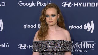 Liv Hewson quot33rd Annual GLAAD Media Awardsquot Red Carpet Fashion [upl. by Vescuso]