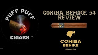 Cigar review Cohiba Behike 54 [upl. by Doowrehs]