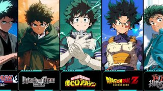 What If Izuku Midoriya Was in Different Anime Worlds [upl. by Trula]