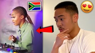 WHO IS DJ UNCLE WAFFLES 😍🇿🇦 Adiwele Dance Challenge AMERICAN REACTION South African Amapiano 🇿🇦 [upl. by Rianna]