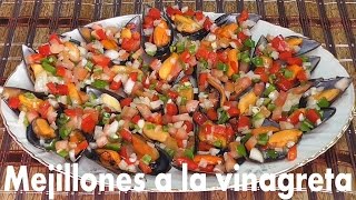 MEJILLONES A LA VINAGRETA RECETA RÁPIDA Y NAVIDEÑA [upl. by Adnuahsal]