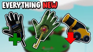 Everything NEW In The Pocket Glove Update  Roblox Slap Battles [upl. by Bridie]