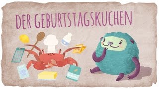 Der Geburtstagskuchen  für Kinder mit Flunkeblunk  Kuchen backen  Backen mit Kindern [upl. by Noami611]