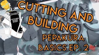 Pepakura basics cutting and building [upl. by Lebasiram222]