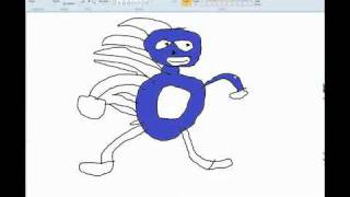 HOW 2 DRAW SANIC HEGEHOG [upl. by Yelsa]