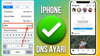 VPN Kullanmadan İnstagrama Giriş  İphone DNS Ayarlama [upl. by Fiorenza546]