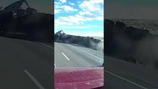 Dashcam footage captures moment semitruck overturns in Idaho driving dashcam idaho crash [upl. by Aldrich]