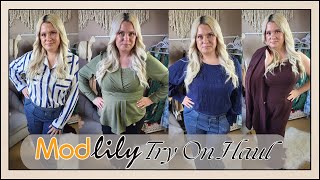 MODLILY MIDSIZE AUTUMN FALL TRY ON HAUL Size 1416 Autumn Fashion  Clare Walch [upl. by Allred258]