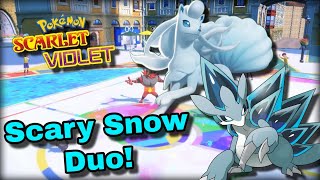 NOBODY Is Prepared For This Alolan SNOW Duo  Pokemon ScarletViolet VGC Reg H Wifi Battles [upl. by Nabalas]