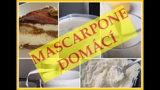 Mascarpone Jde doma vyrobit [upl. by Ymaj]