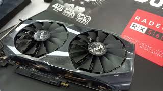 ‼️👉asus RX 560 4G 👉GDDR5👈128bit‼️ [upl. by Sy]