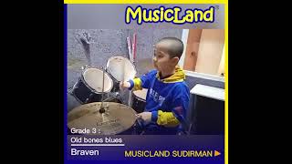 Braven  Drum Class Grade 3  Old bones blues [upl. by Nwahsad]