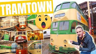 Tramtown Blackpool TOUR  I Visit The Old Trams of Blackpool [upl. by Akinna225]