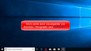 Comment revenir à Windows 7 à partir de Windows 10 [upl. by Esertap577]