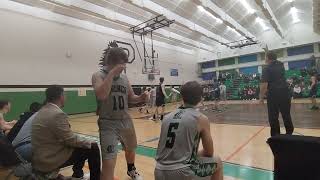 Ponoka broncs vs pigeon lake panthers 3rd senior boys basketball [upl. by Notnats]