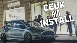 FIESTA HID KIT INSTALL CEUK [upl. by Winnah]