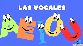 LAS VOCALES  A E I O U  CANCIONES INFANTILES  VIDEOS PARA NIÑOS [upl. by Demitria]