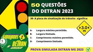 Questões da prova teorica detran 2023 prova do detran 2023 mgsimuladosdetran2023 detranmg2023 [upl. by Ibbed]