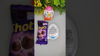 Kinder CREAMY  Shots chocolate  kinder Joy Box Popsicle shorts youtubeshorts viralvideo [upl. by Jory]