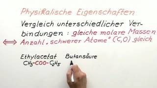 Ester – Eigenschaften und Verwendung  Chemie [upl. by Ahserak878]