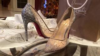 Christian Louboutin Bridal  Follies Strass 100mm [upl. by Noimad]