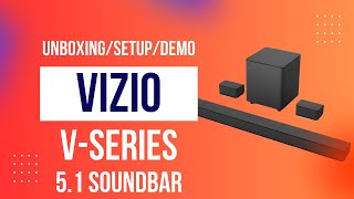 Vizio VSeries 51 Soundbar Unboxing Setup amp Full Demo  Best Budget Sound System [upl. by Aiduan]