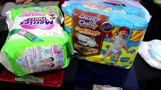 CHALLENGE DIAPERS CHERIS DAN MERRIES CARA MEMILIH DIAPERS YANG TERBAIK [upl. by Nohsyt]