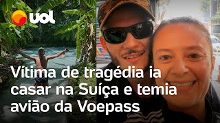 Avião que caiu em Vinhedo Produtor musical morto no acidente ia se casar na Suiça e temia aeronave [upl. by Ihtraa]