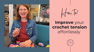 How to tighten your crochet tension with the golden loop [upl. by Esilehc]