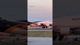 UPS 747400F landing at Louisville SDF airport shorts [upl. by Elimaj246]