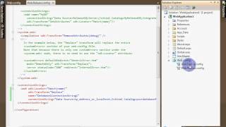 UsingWebConfigurationTransformationforDatabaseConnectionStringinASPNETavi [upl. by Emilio7]