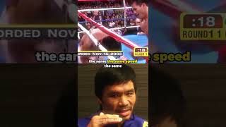 Manny Pacquiao quotI work everyday 36 rounds and the fight is easyquot [upl. by Schafer376]