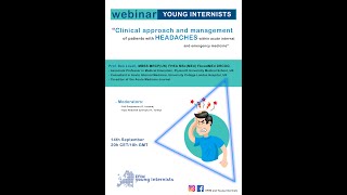 YI Webinar  Headache Clinical approach and management of patients with headaches [upl. by Yendyc]