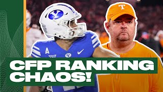 CFP Rankings Chaos What Happens to Tennessee  Week 13 College Football Predictions [upl. by Giardap]